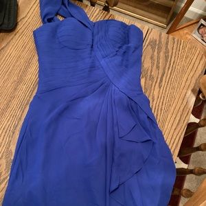 Royal blue dress